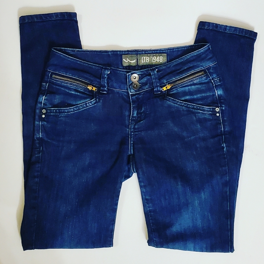 LTB 1948 Low Waist Blue Denim Skinny Jeans